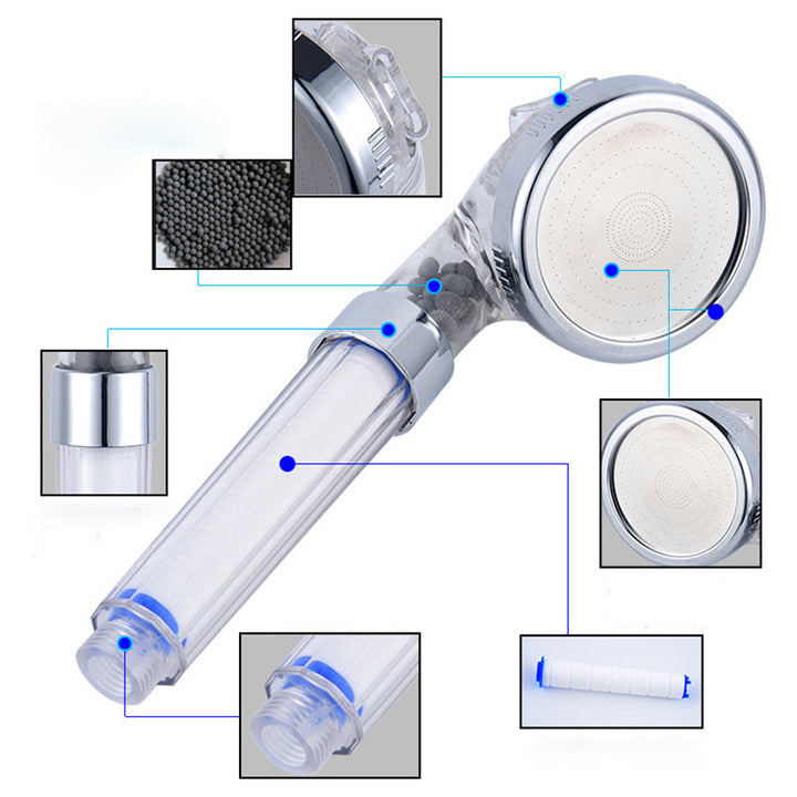 Lisslune | Modern Style Shower Head Plastic Handheld Shower Head with Adjustable Water Flow