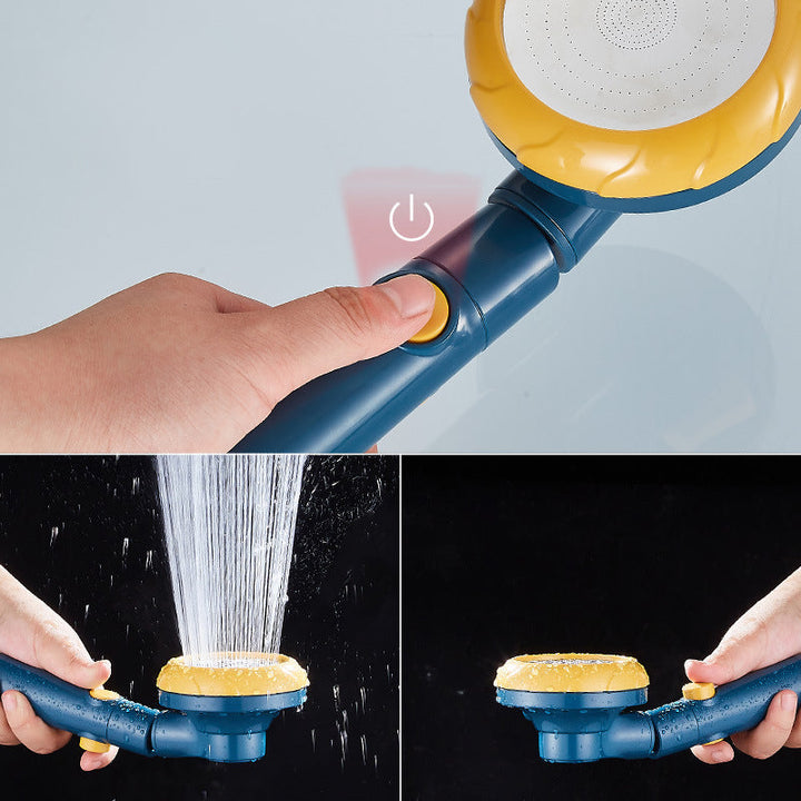 Lisslune | Modern adjustable shower head plastic bathroom handheld shower