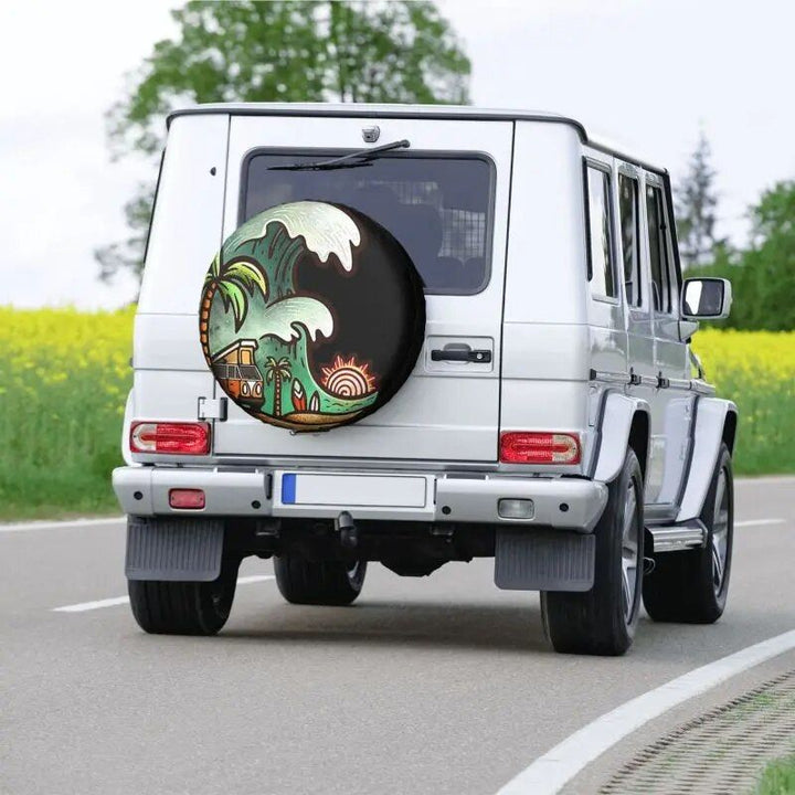 Lisslune | Surf-inspired Vanlife reserve cover for off-road vehicles 14"-17"