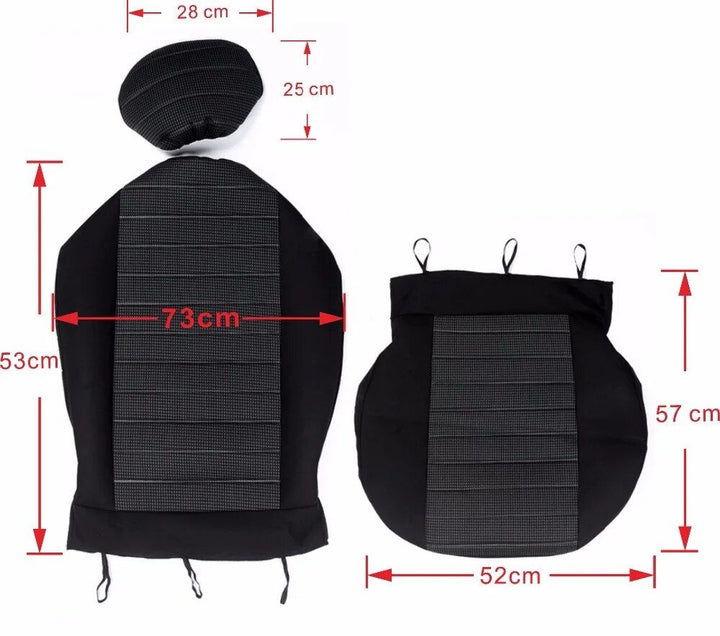 Lisslune | Universal front car seat covers