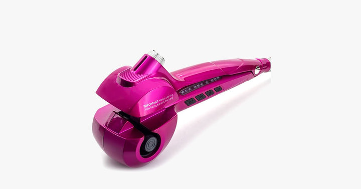 Lisslune | New Generation Ceramic Automatic Hair Steam Curler – Curls for Beach Waves and Much More