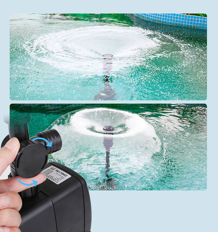 Lisslune | AquaStream Fountain Pump – Adjustable Water Pump for Ponds and Garden Decoration