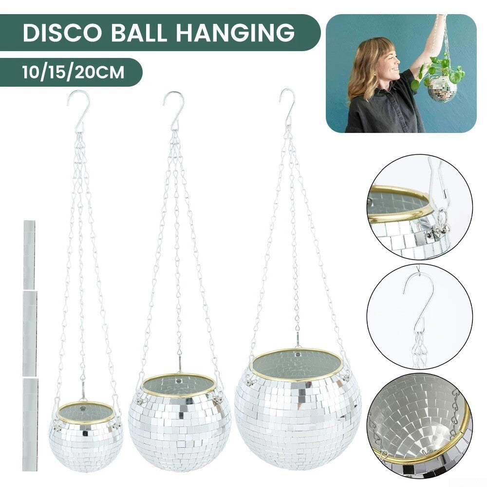 Lisslune | Disco Ball Hanging Planter