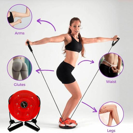 Lisslune | Waist Whisper Twisting Disc Pro | Magnetic Massage Balance Board for Core Strength & Waist Training at Home