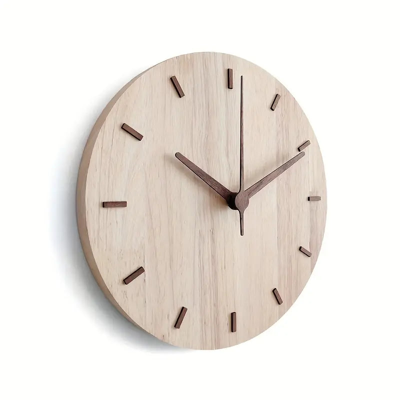 Lisslune | Minimalist Aesthetic Wall Clock Made of Wood