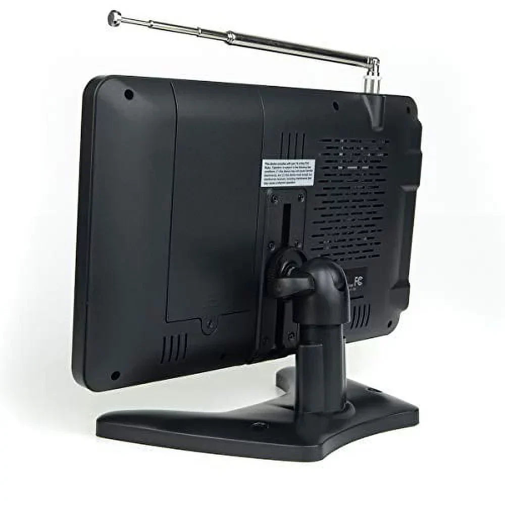 Lisslune | Portable Rechargeable Mini LED TV – 9-Inch Widescreen Battery Operated Television
