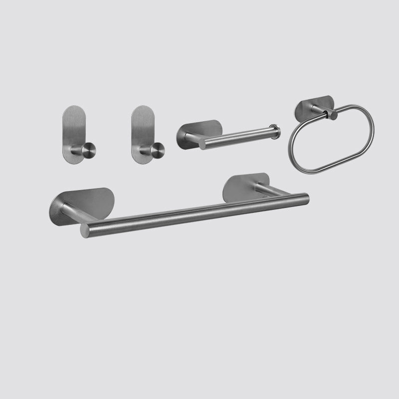 Lisslune | Stainless Steel Bathroom Fittings Set Modern Simple Bathroom Set