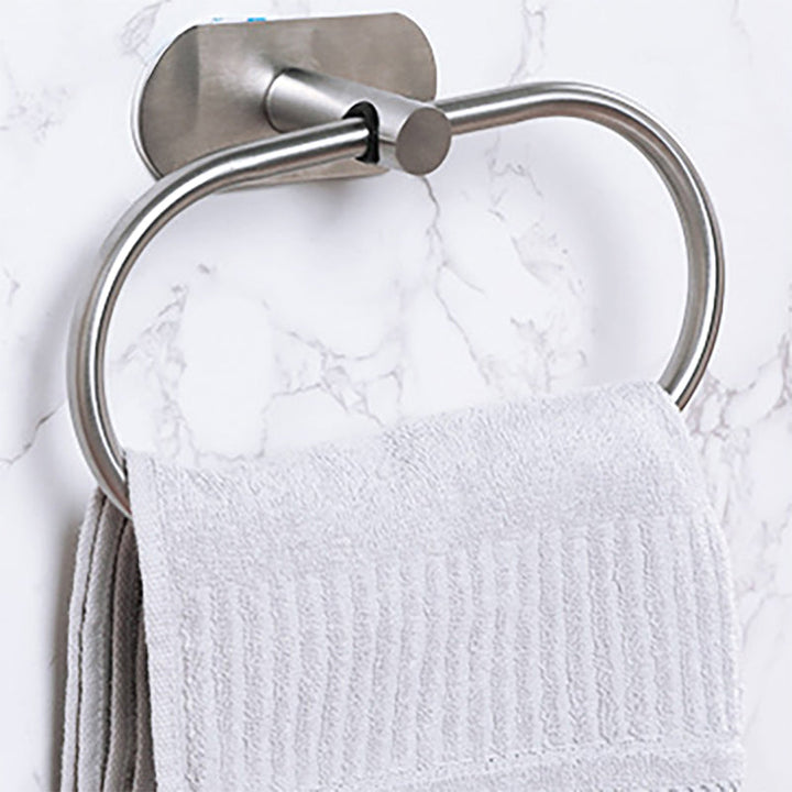Lisslune | Stainless Steel Bathroom Fittings Set Modern Simple Bathroom Set