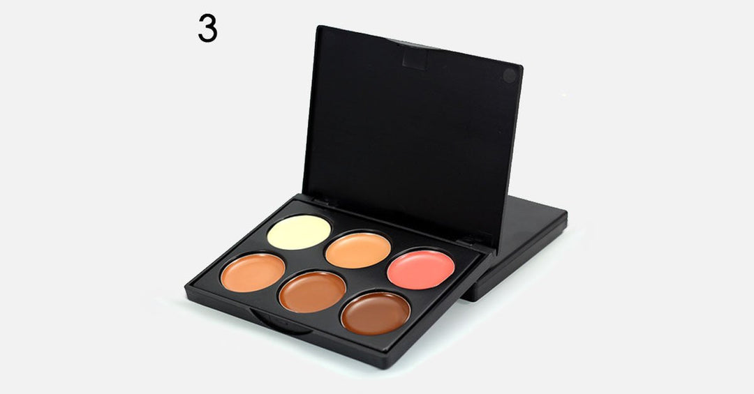 Lisslune | 6 Colors Cream Contour Palette – Achieve great coverage and a seamless look