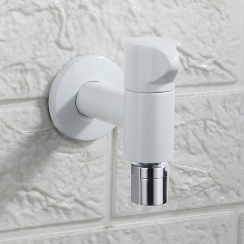 Lisslune | Contemporary Wall Mounted Bathroom Faucet Knob Handle Solid Brass Round Faucet