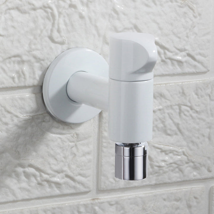 Lisslune | Contemporary Wall Mounted Bathroom Faucet Knob Handle Solid Brass Round Faucet