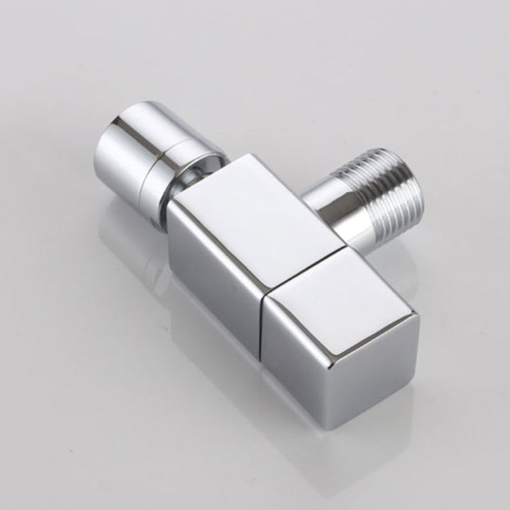 Lisslune | Contemporary Wall Mounted Bathroom Faucet Knob Handle Solid Brass Round Faucet