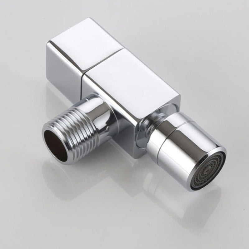 Lisslune | Contemporary Wall Mounted Bathroom Faucet Knob Handle Solid Brass Round Faucet
