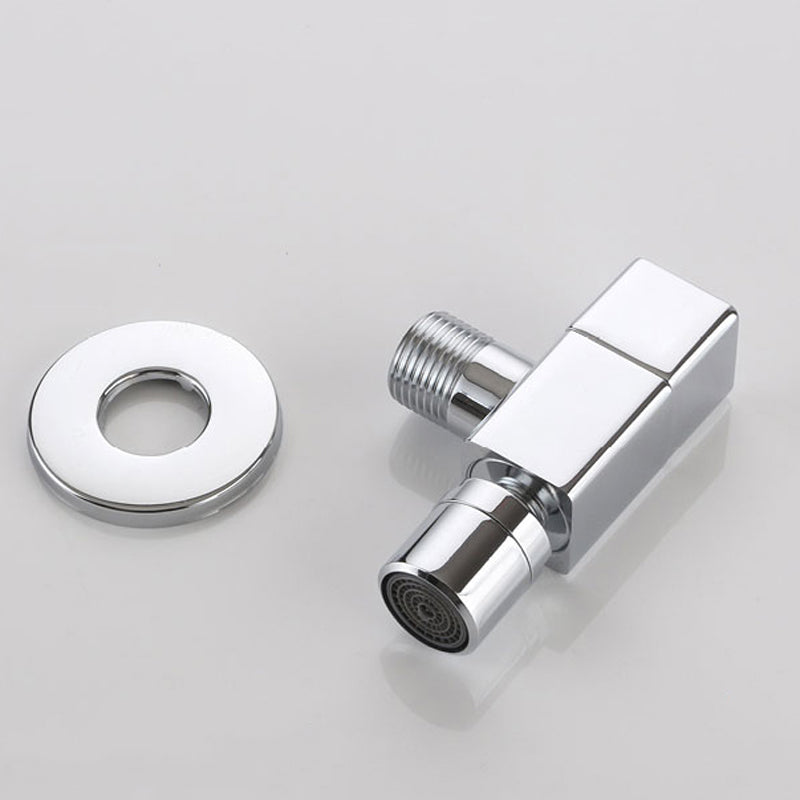 Lisslune | Contemporary Wall Mounted Bathroom Faucet Knob Handle Solid Brass Round Faucet