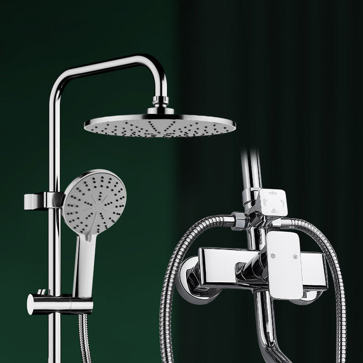 Lisslune | Modern balanced printed converter faucet shower head shower fitting on the wall