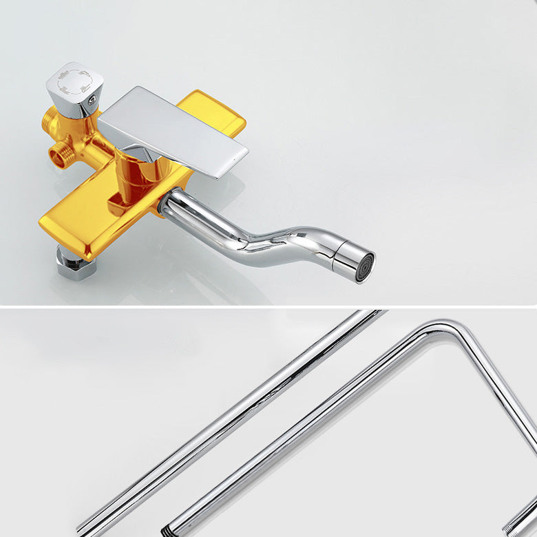 Lisslune | Modern balanced printed converter faucet shower head shower fitting on the wall