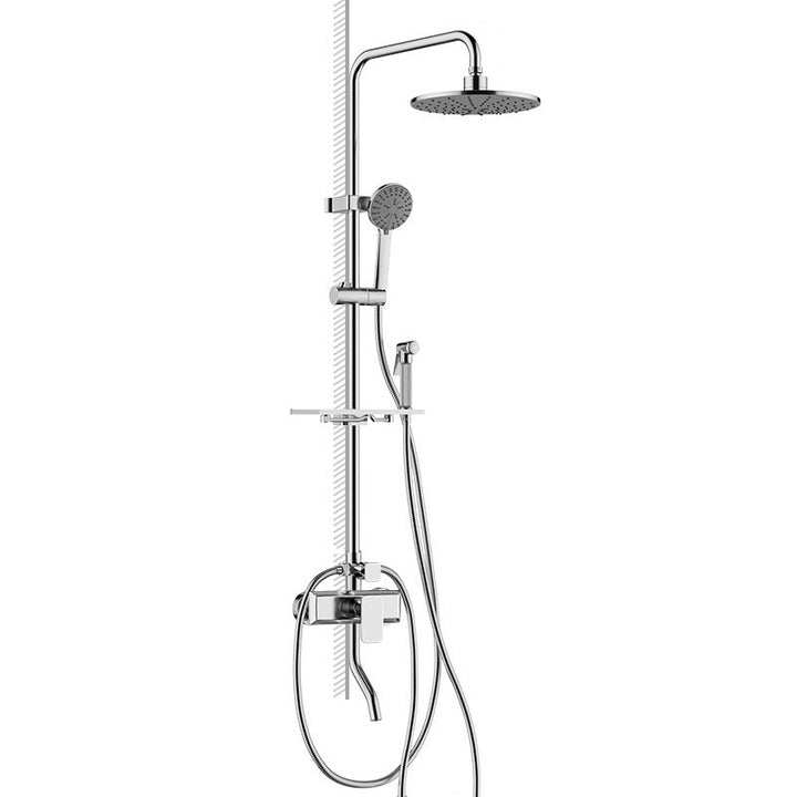Lisslune | Modern balanced printed converter faucet shower head shower fitting on the wall