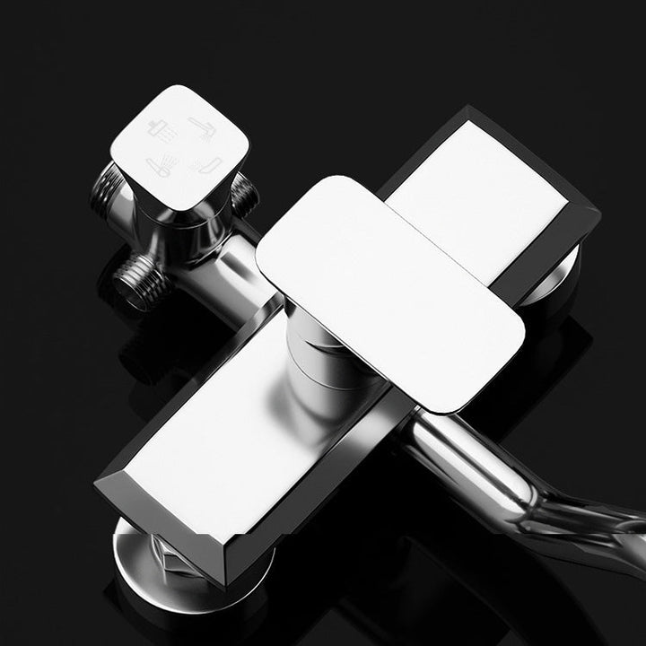 Lisslune | Modern balanced printed converter faucet shower head shower fitting on the wall