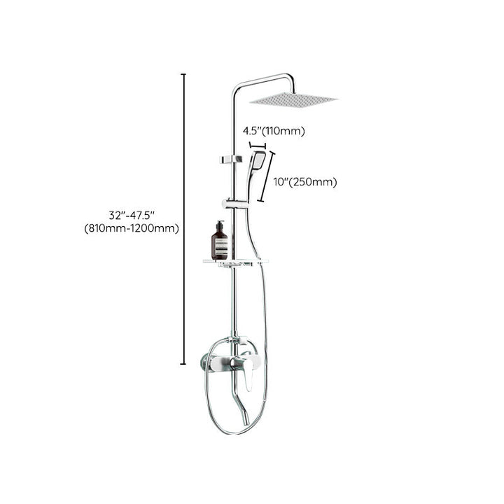 Lisslune | Modern balanced printed converter faucet shower head shower fitting on the wall
