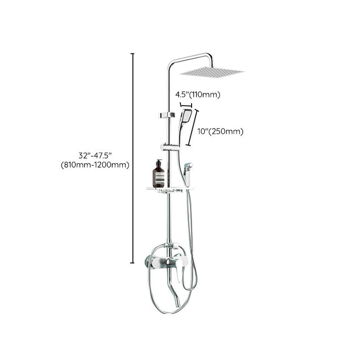 Lisslune | Modern balanced printed converter faucet shower head shower fitting on the wall