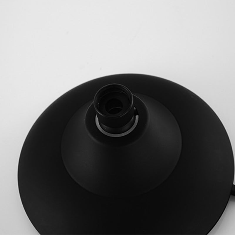 Lisslune | Round Fest Shower Head Matte Black 5 Spray Patterns Wall Mounted Shower Head
