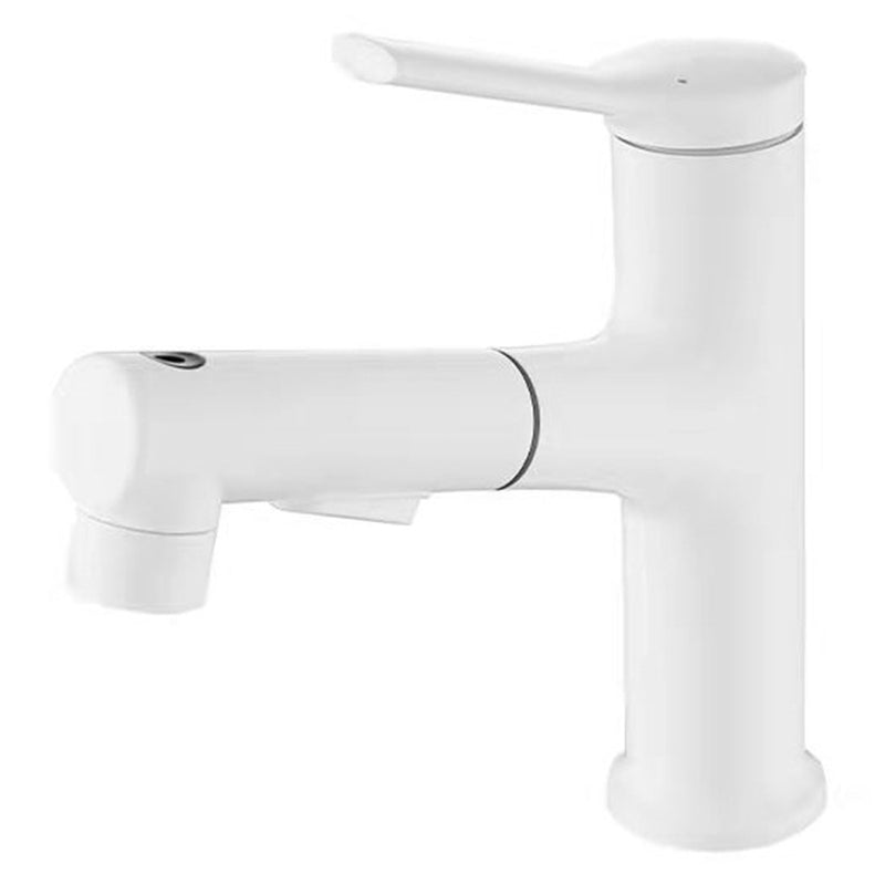 Lisslune | Modern Basin Faucet Copper Single Handle Low Arc Basin Faucet for Bathroom