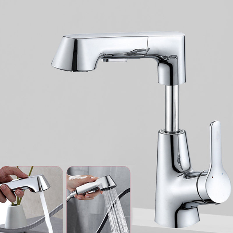 Lisslune | Modern Faucet Solid Copper Centerset Bathroom Faucet