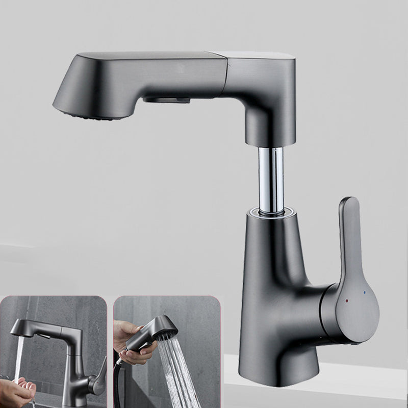 Lisslune | Modern Faucet Solid Copper Centerset Bathroom Faucet