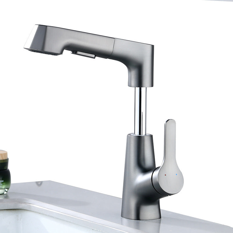 Lisslune | Modern Faucet Solid Copper Centerset Bathroom Faucet