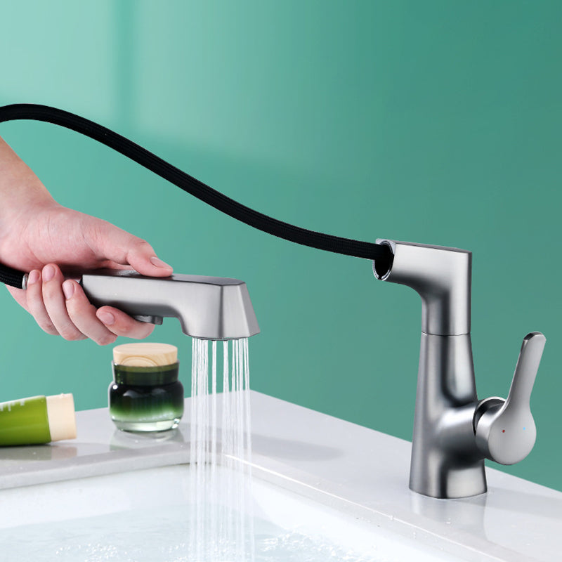 Lisslune | Modern Faucet Solid Copper Centerset Bathroom Faucet