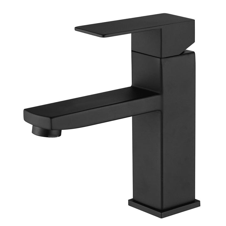 Lisslune | Basic sink faucet simple low arc metal centerset sink faucet for bathroom