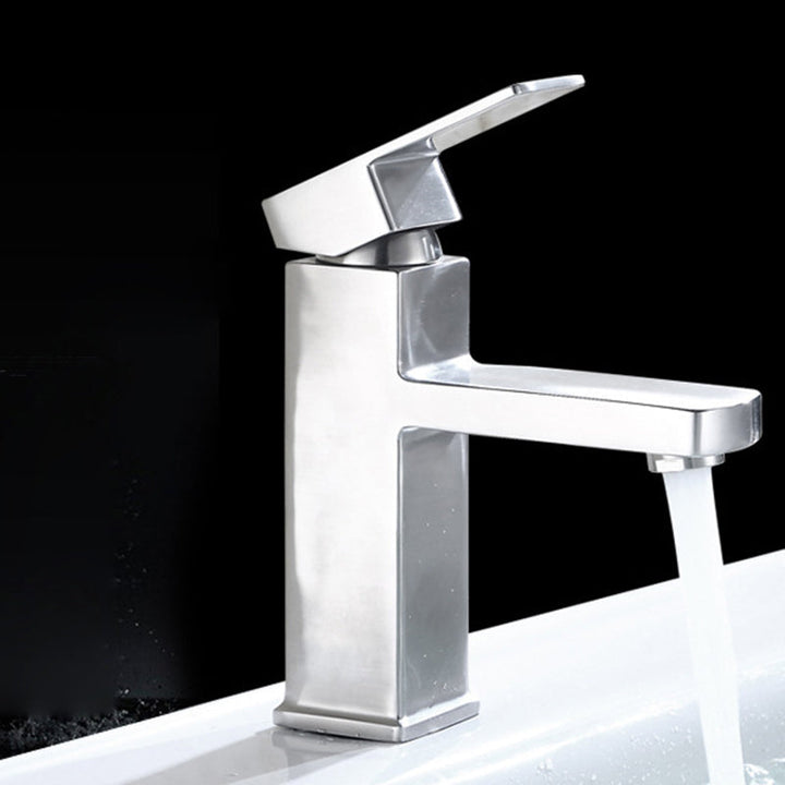 Lisslune | Basic Sink Faucet simple low arc metal centerset sink faucet for bathroom