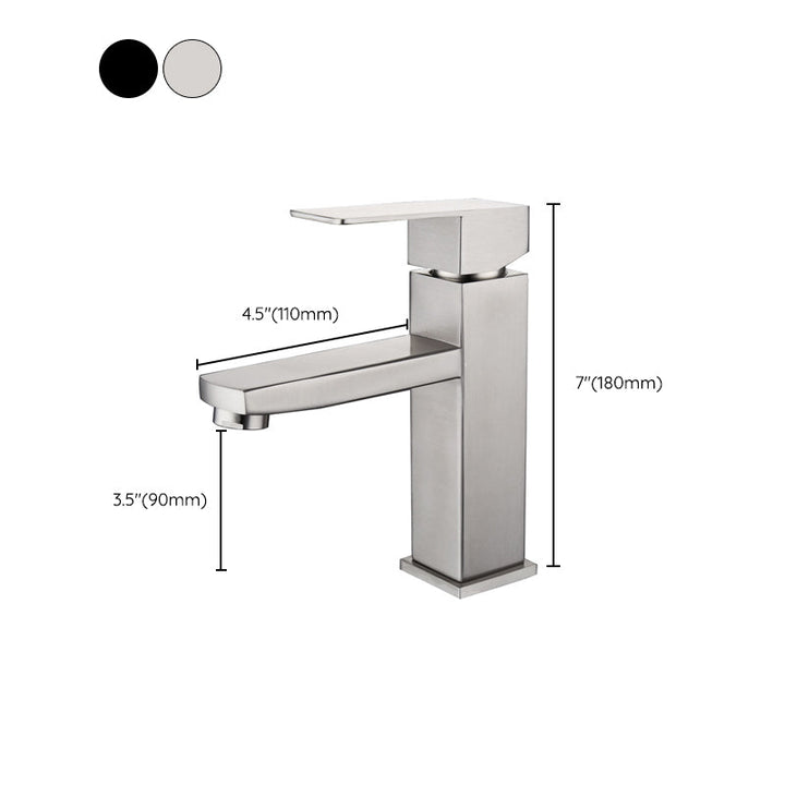 Lisslune | Basic Sink Faucet simple low arc metal centerset sink faucet for bathroom