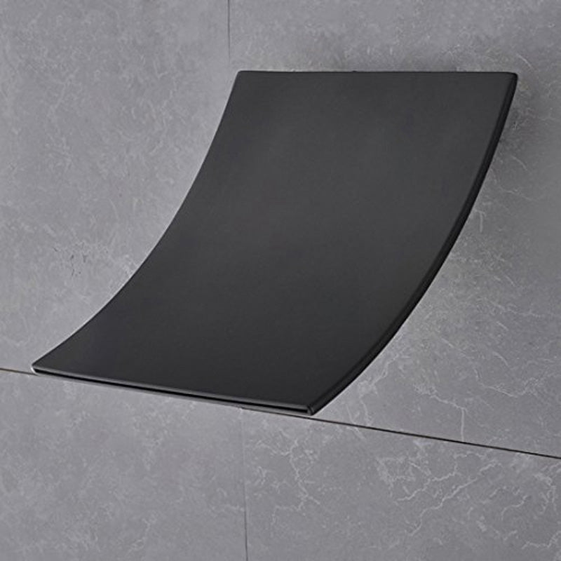 Lisslune | Modern Wall-Mounted Bathroom Faucet Low Arc Solid Brass Faucet