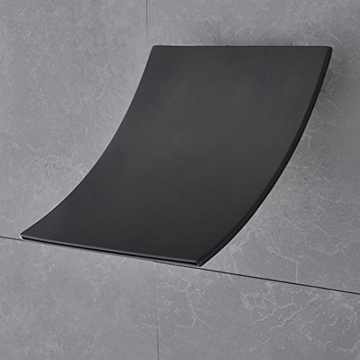 Lisslune | Modern Wall-Mounted Bathroom Faucet Low Arc Solid Brass Faucet
