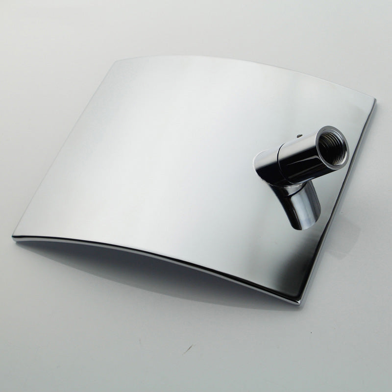 Lisslune | Modern Wall-Mounted Bathroom Faucet Low Arc Solid Brass Faucet