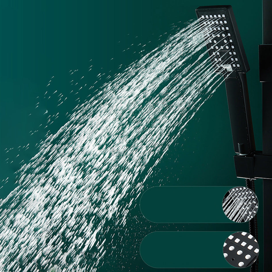 Lisslune | Adjustable Spray Sample Shower Combination Metal Shower Fitting Arm Shower Head with Slip Bar