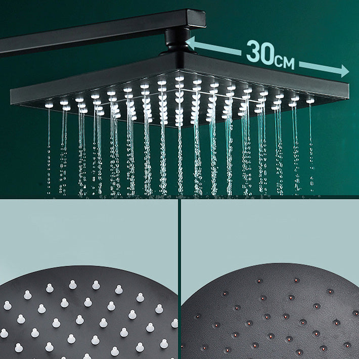 Lisslune | Adjustable Spray Sample Shower Combination Metal Shower Fitting Arm Shower Head with Slip Bar
