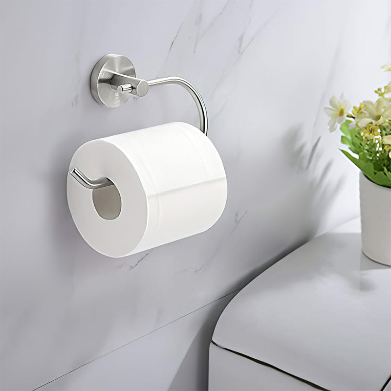 Lisslune | Metal Simple Bathroom Accessories as a Single Piece or in a Set in Silver