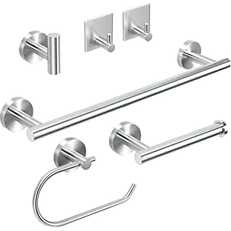 Lisslune | Metal Simple Bathroom Accessories as a Single Piece or in a Set in Silver
