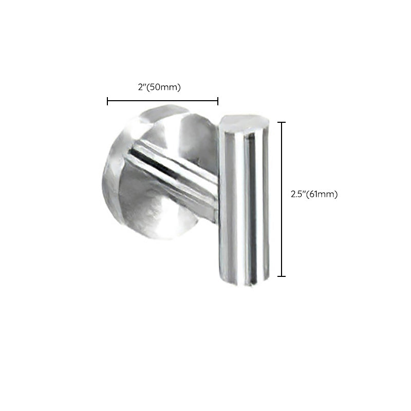 Lisslune | Metal Simple Bathroom Accessories as a Single Piece or in a Set in Silver