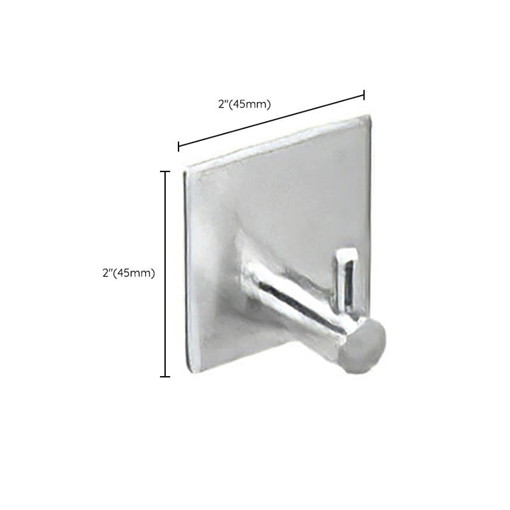 Lisslune | Metal Simple Bathroom Accessories as a Single Piece or in a Set in Silver
