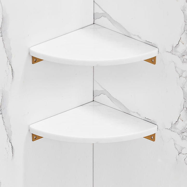 Lisslune | Metal and Marble Bathroom Accessory Individually or in Set in Gold
