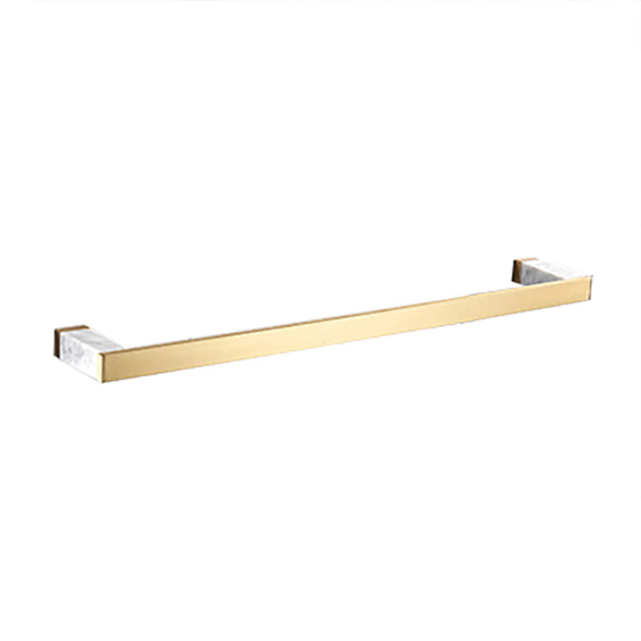 Lisslune | Metal and Marble Bathroom Accessory Individually or in Set in Gold