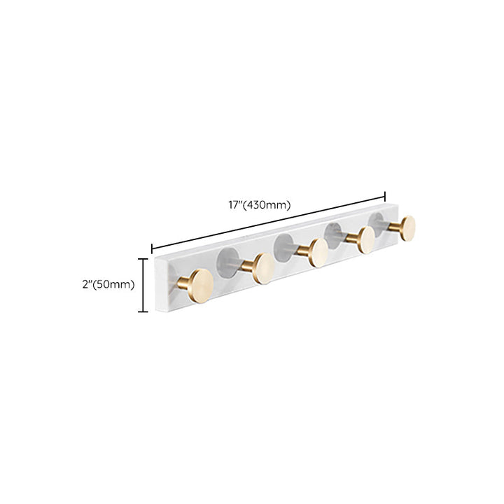 Lisslune | Metal and Marble Bathroom Accessory Individually or in Set in Gold
