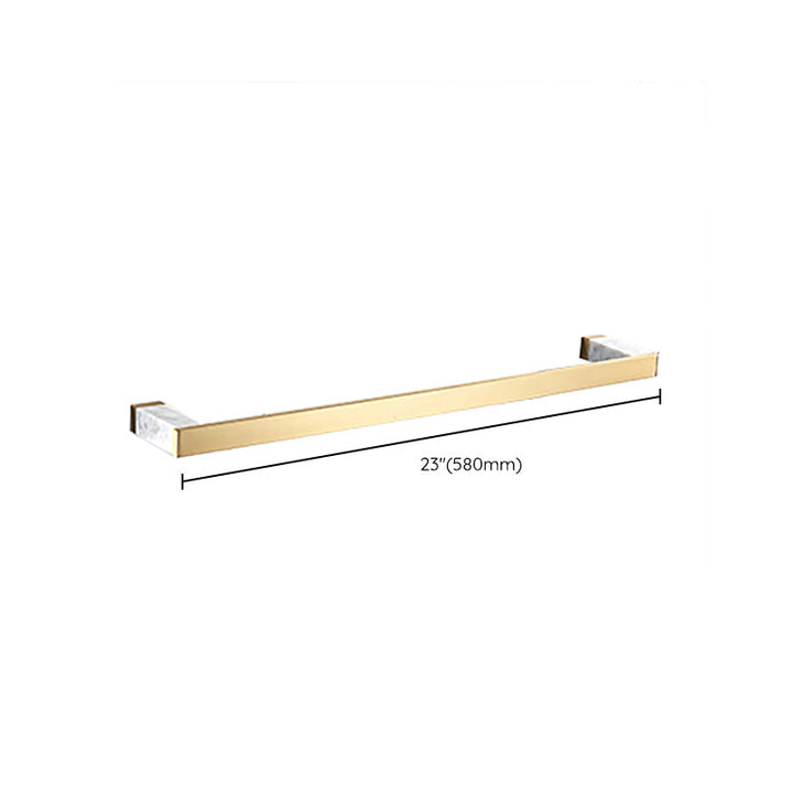 Lisslune | Metal and Marble Bathroom Accessory Individually or in Set in Gold