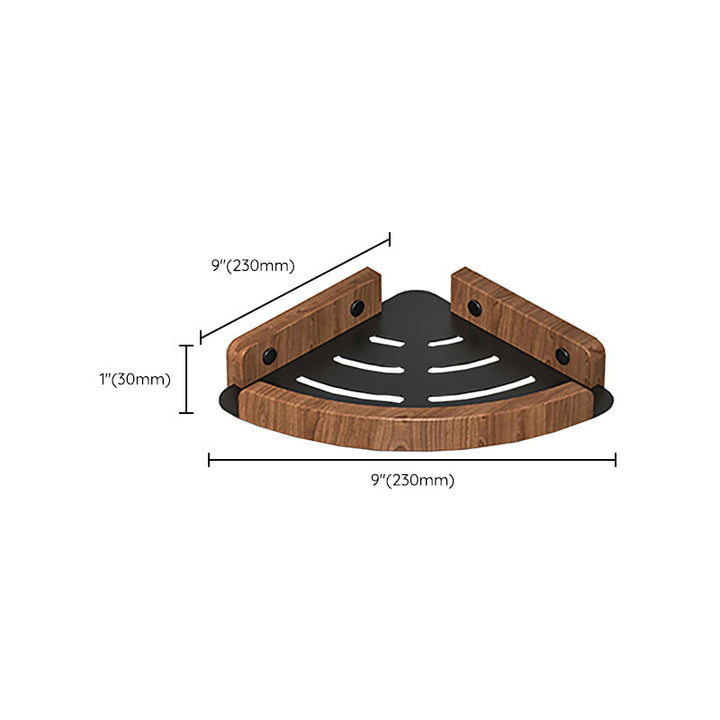 Lisslune | Metal and Wood Bathroom Accessories as Single Item or as Set without Drilling