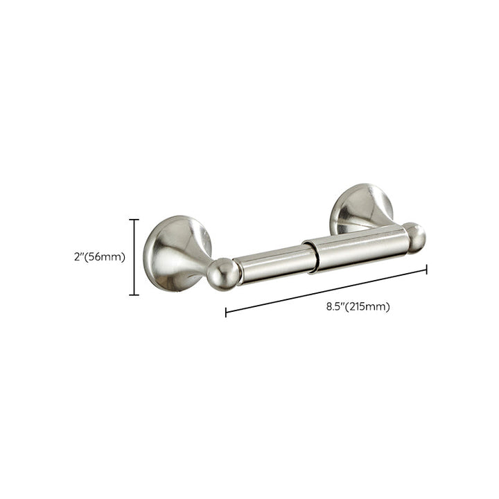 Lisslune | Metal Bathroom Set Traditional Style Nickel Bathroom Accessories Set