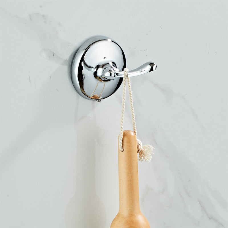Lisslune | Metal Bathroom Set Traditional Style Chrome Bathroom Accessories Set