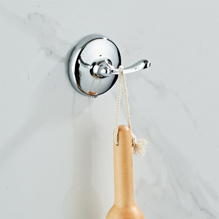 Lisslune | Metal Bathroom Set Traditional Style Chrome Bathroom Accessories Set